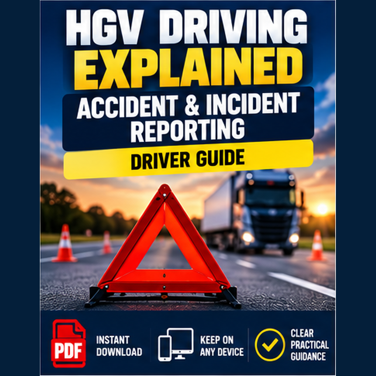 HGV Accident and Incident Reporting guide cover