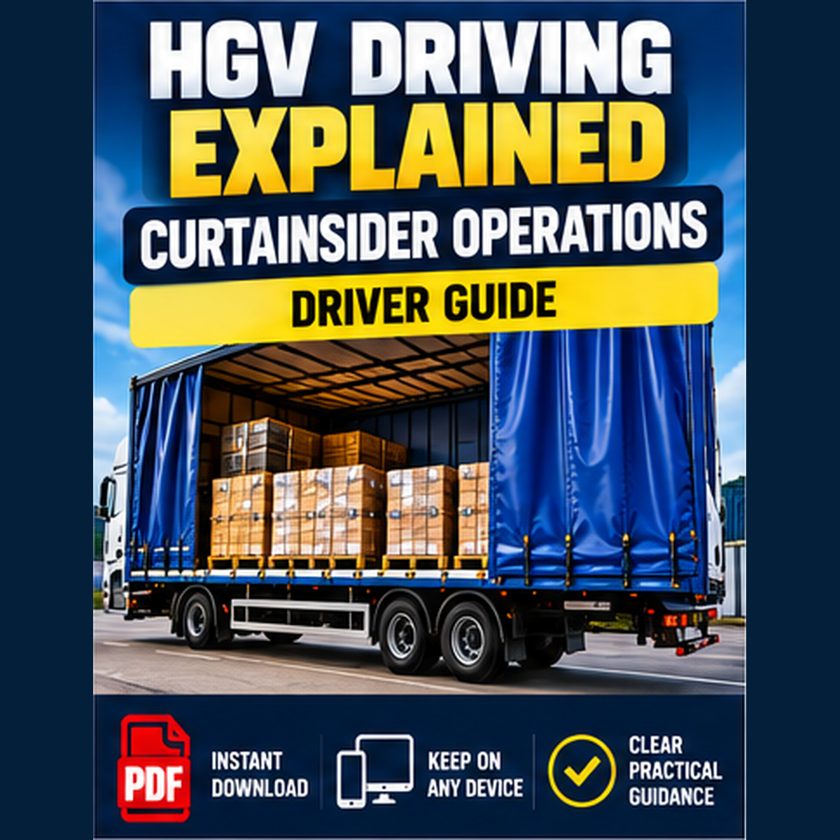 HGV Curtainsider Operations guide cover