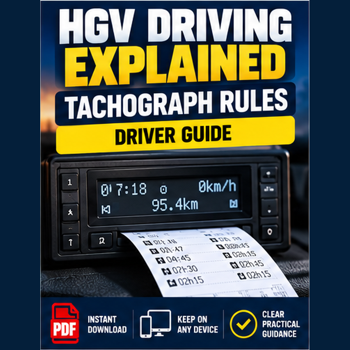 HGV Tachograph Rules guide cover