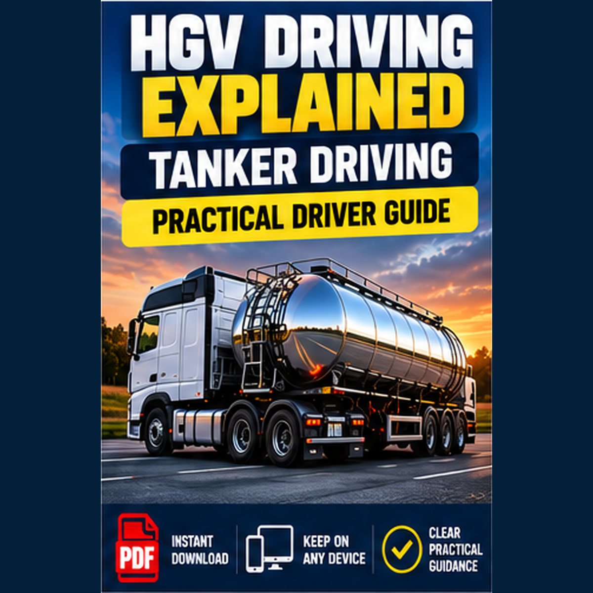 HGV Tanker Driving guide cover